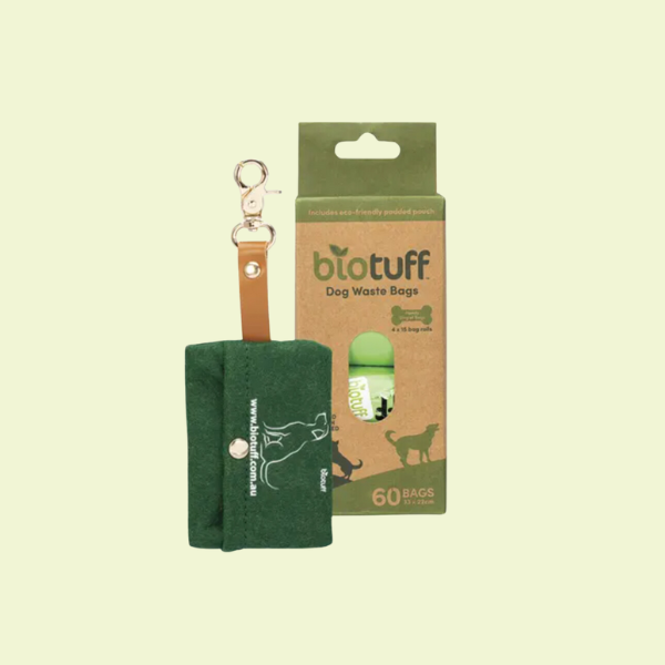 Dog Waste Bags & Dispenser 4 x 15 Bag Rolls 60pk