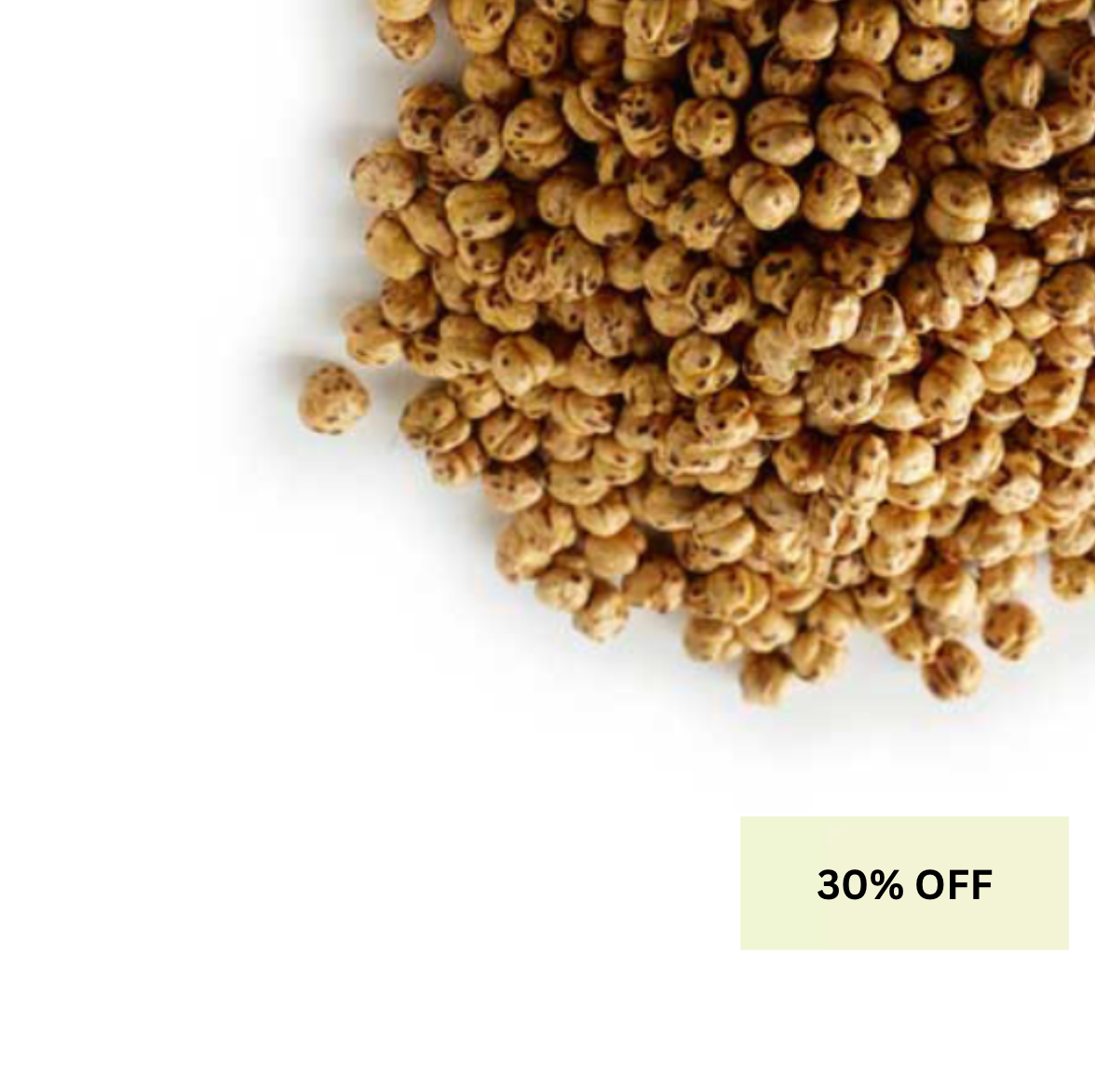 Double Roasted Yellow Chickpeas