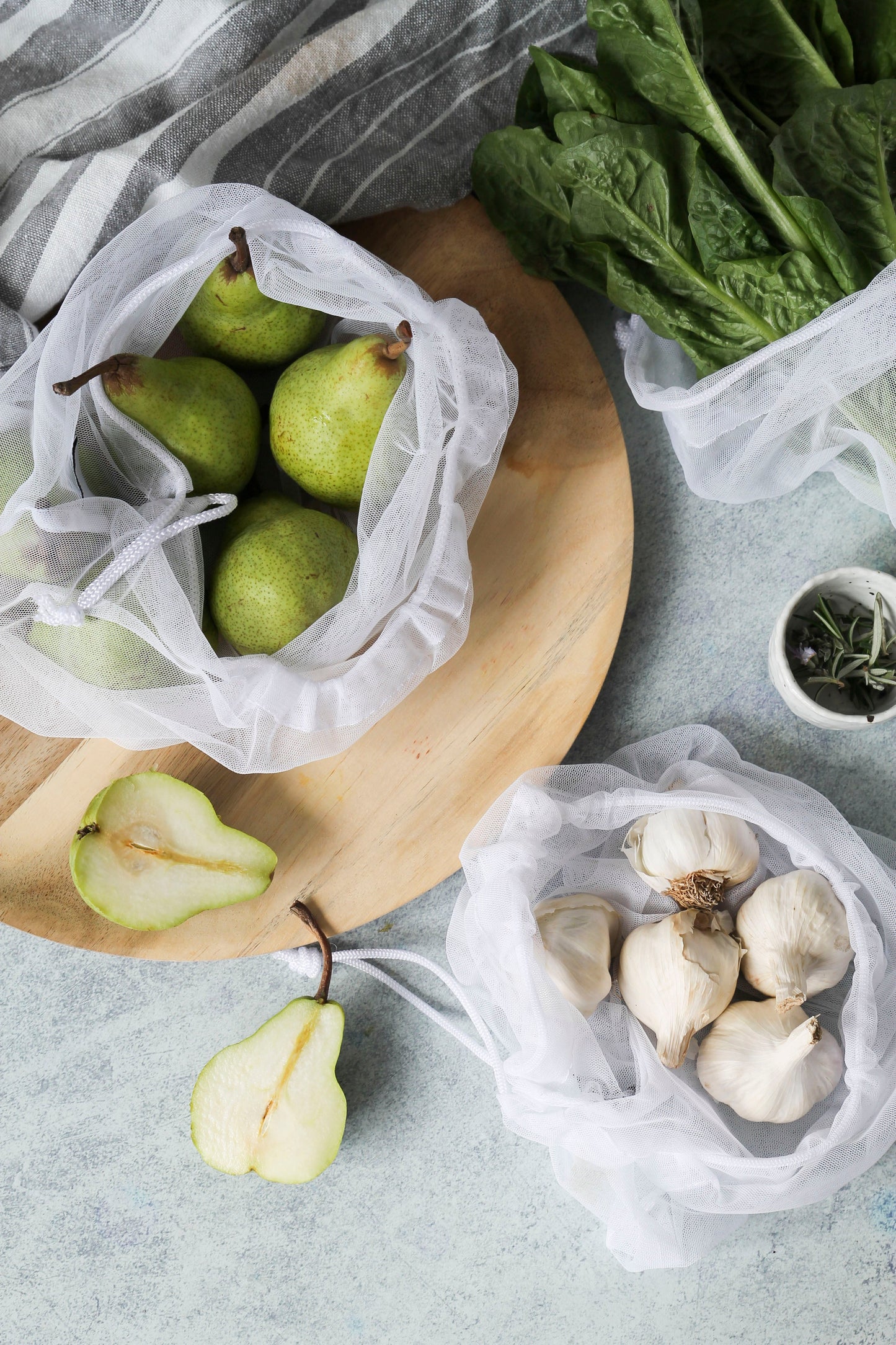 RPET Mesh Produce Bags 4pk