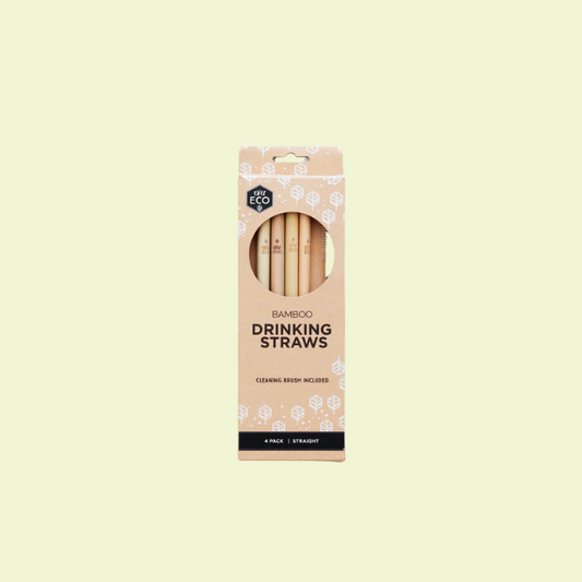 Bamboo Straws - 4pack