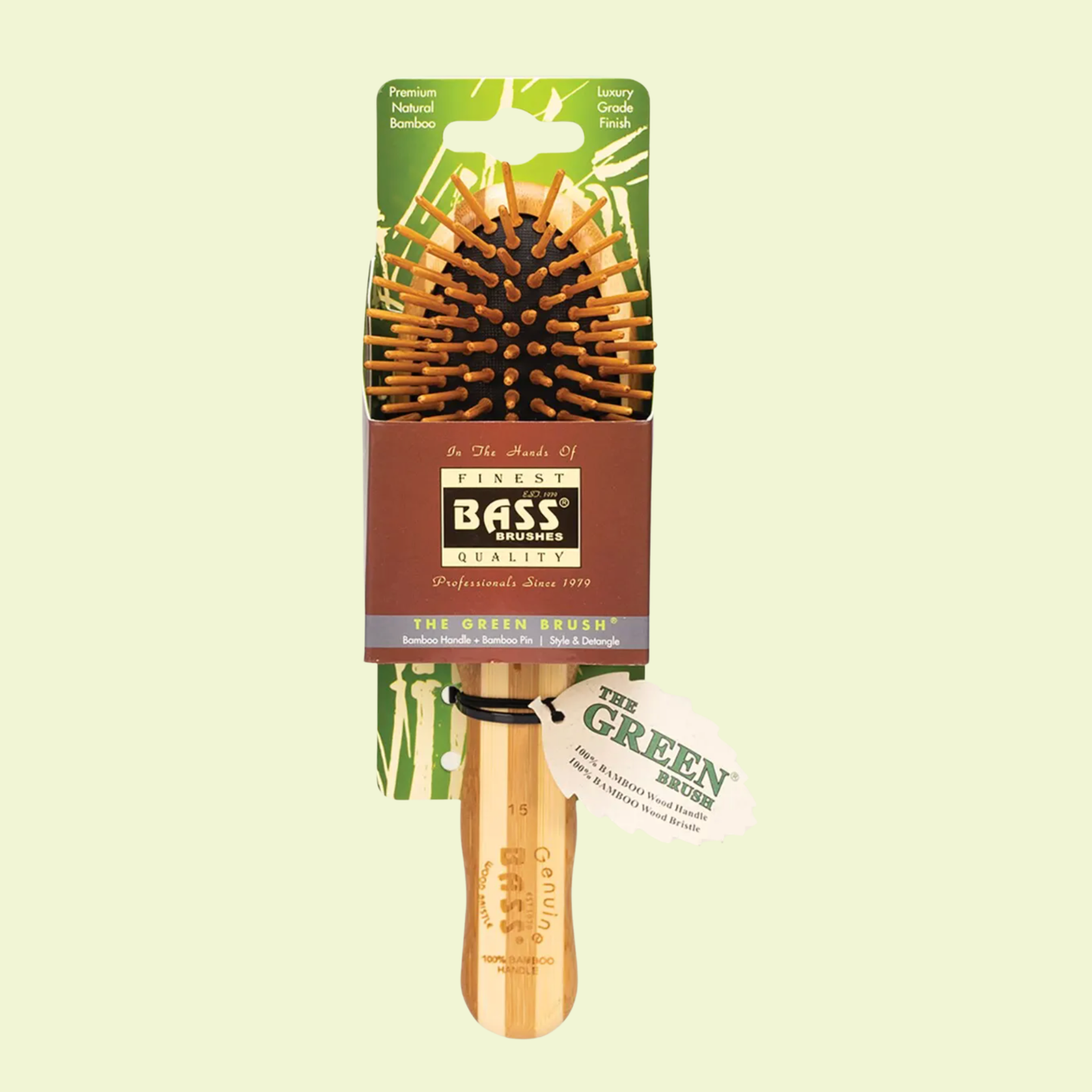 Bass Bamboo Hair Brush Small Oval