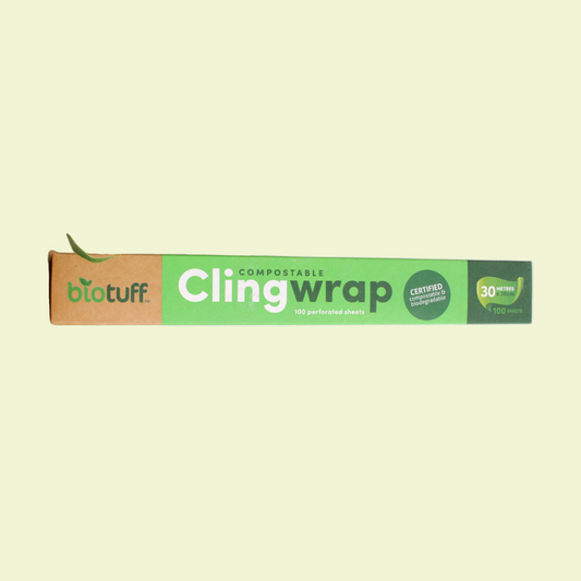 Compostable cling wrap