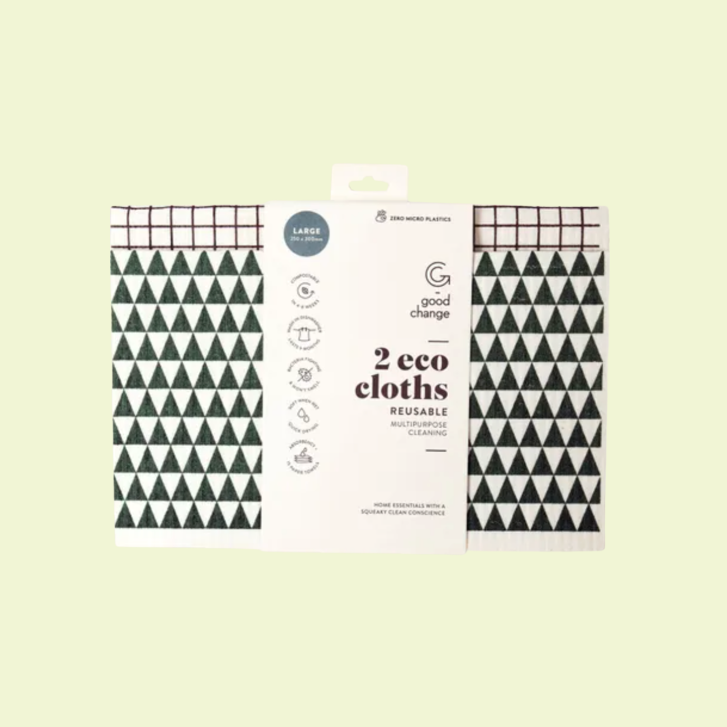 Eco Cloth Large 2pk