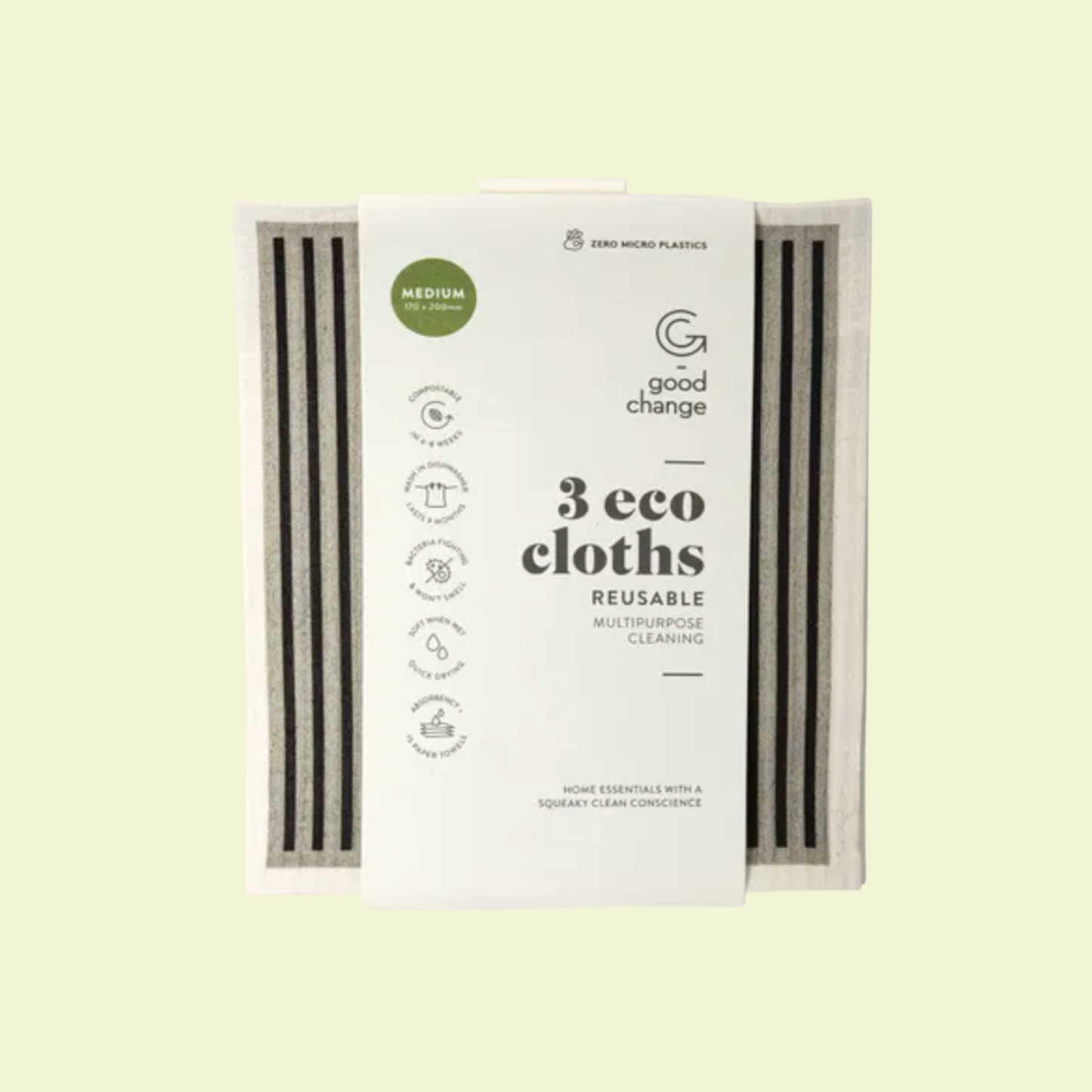 Eco Cloth Medium 3pk