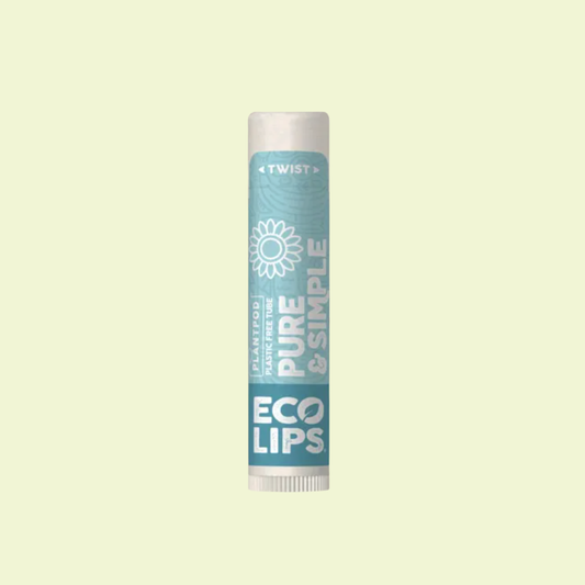 Eco Lips Lip Balm Display Pure & Simple Coconut 4.25g