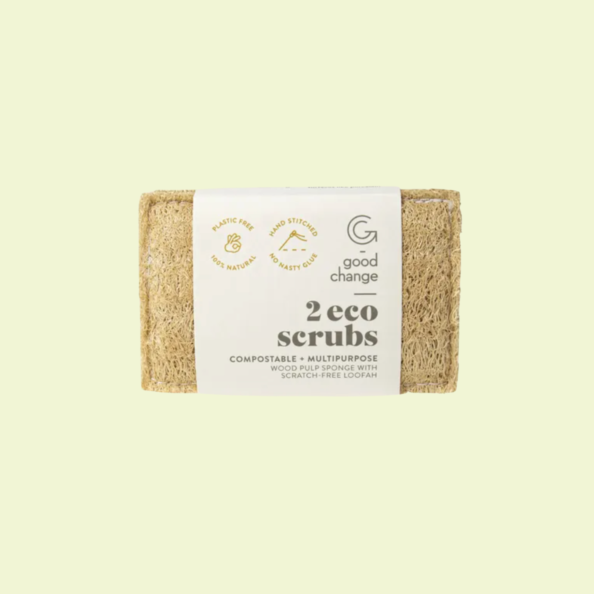 Eco Scrubs. Compostable Multipurpose Cleaning Pads 2pk