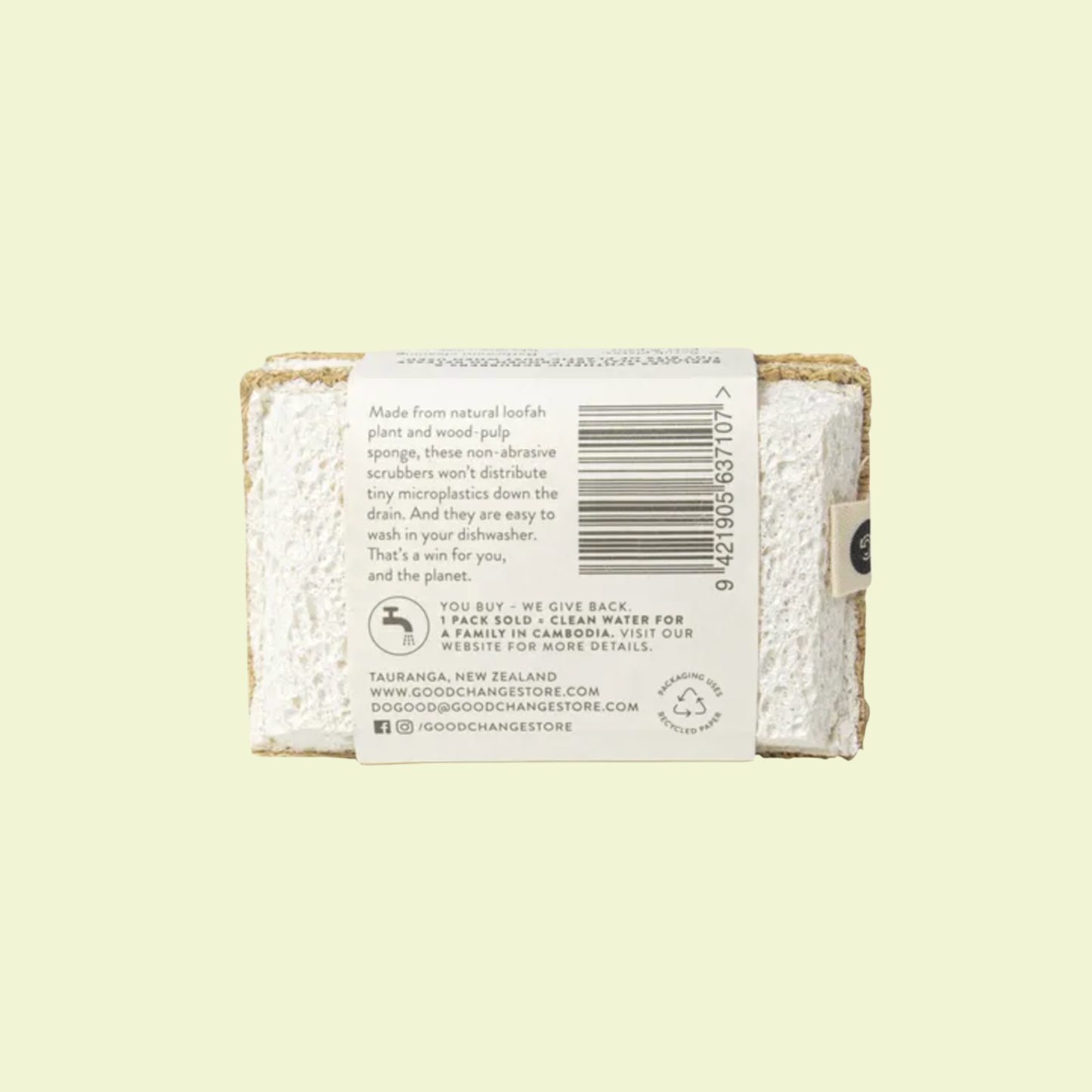 Eco Scrubs. Compostable Multipurpose Cleaning Pads 2pk