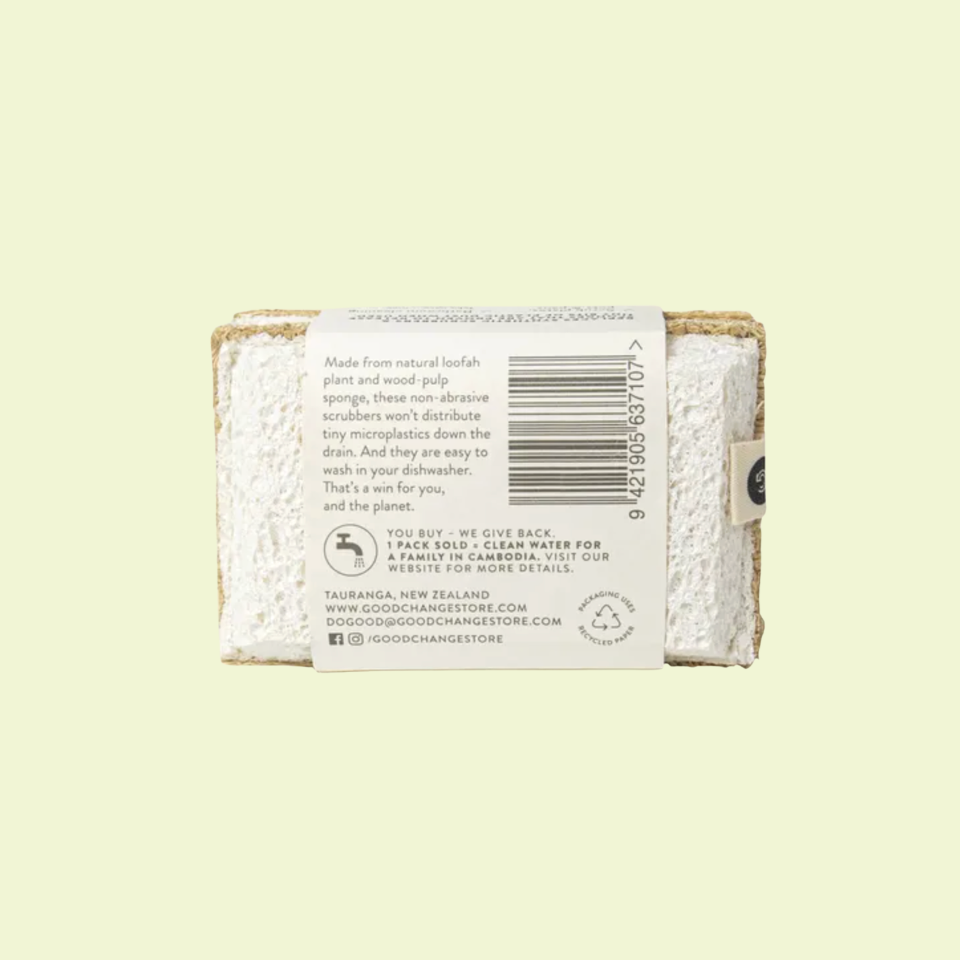 Eco Scrubs. Compostable Multipurpose Cleaning Pads 2pk