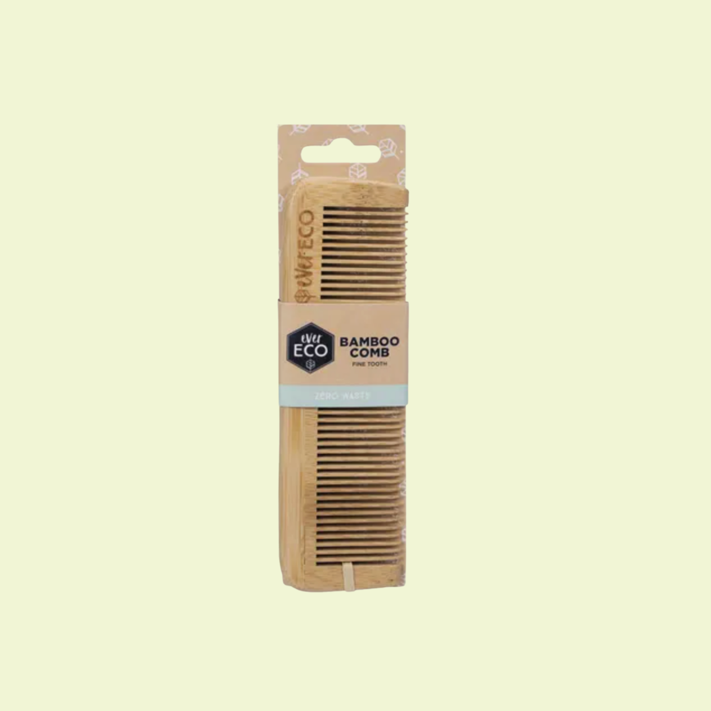 Ever Eco Bamboo Comb Fine Tooth