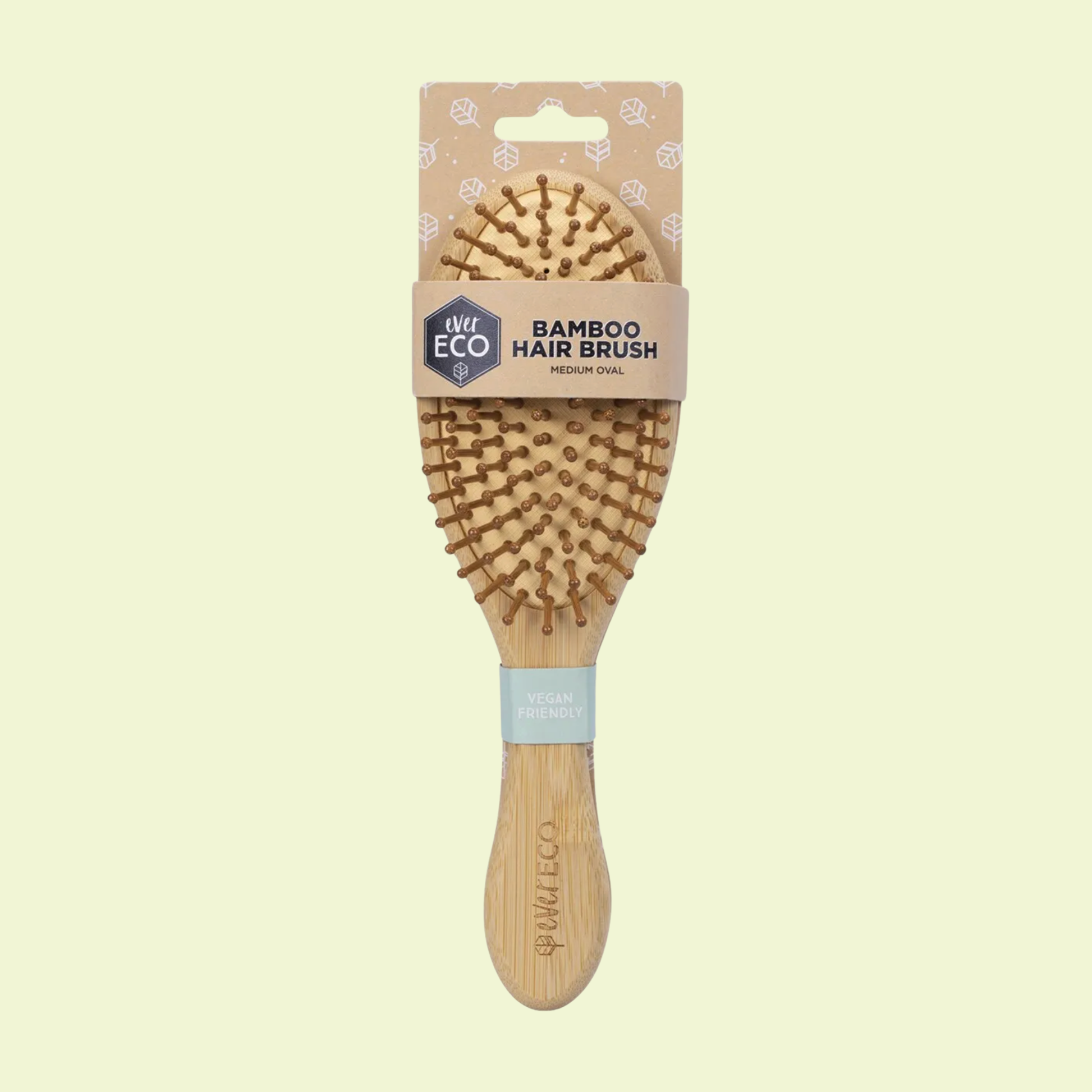 Ever Eco Bamboo Hair Brush Medium Oval