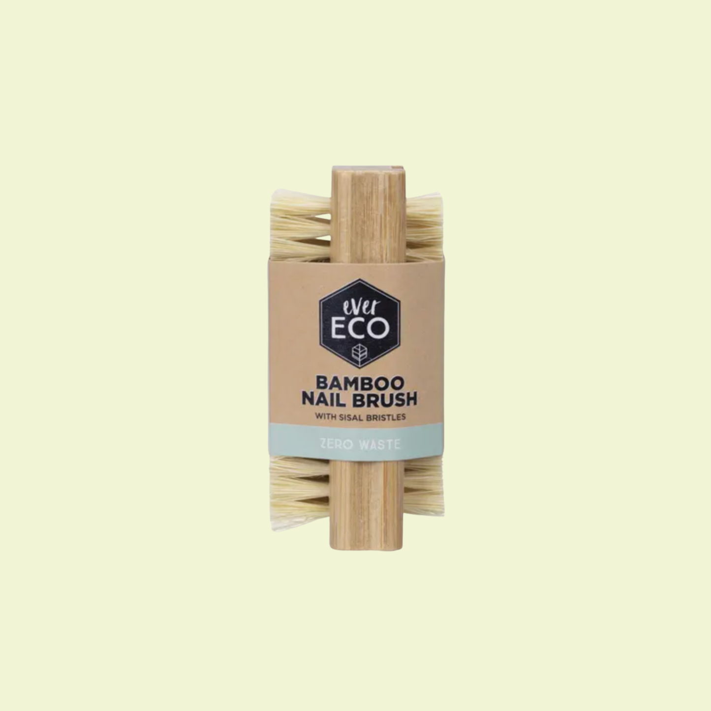 Ever Eco Bamboo Nail Brush Sisal Bristles
