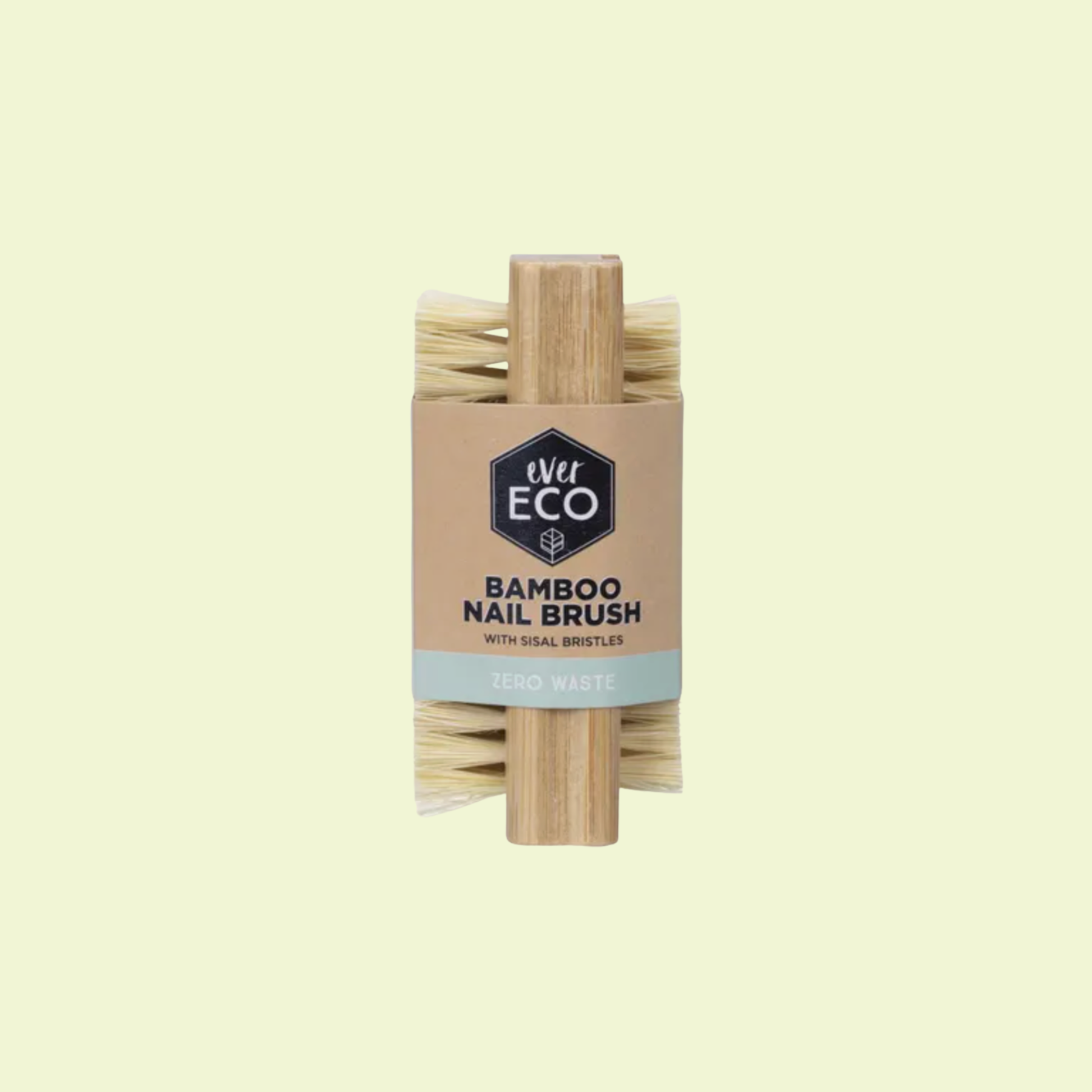 Ever Eco Bamboo Nail Brush Sisal Bristles