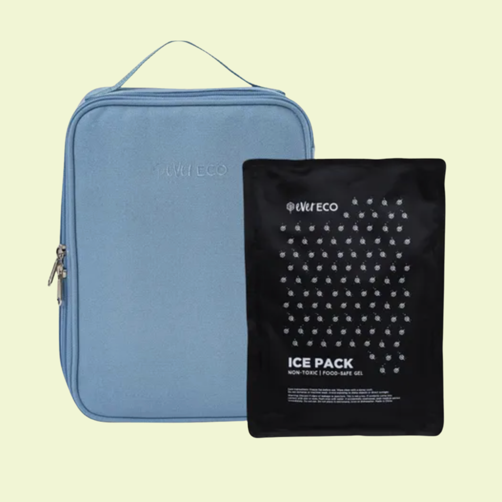 Ever Eco Insulated Lunch Bag with Ice Pack Cove