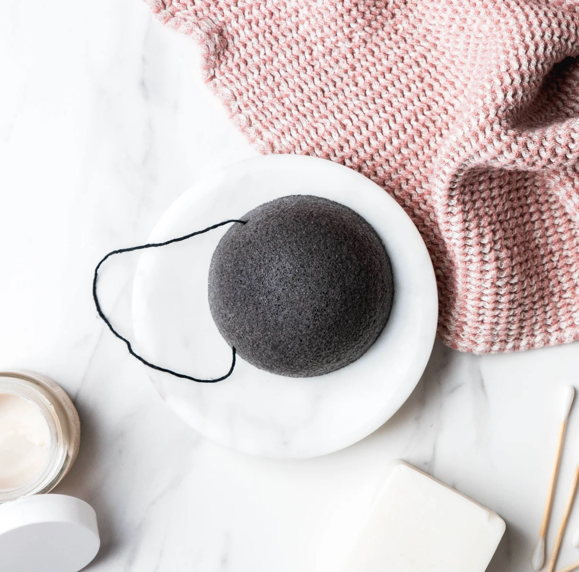 Ever Eco Konjac Facial Sponge Charcoal