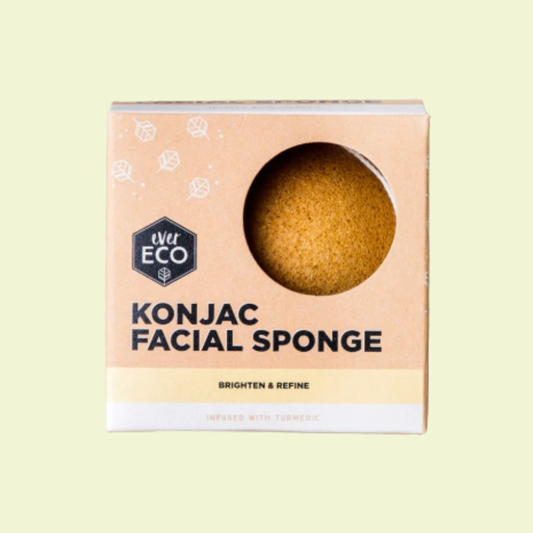 Ever Eco Konjac Facial Sponge Turmeric