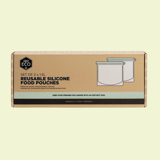 Ever Eco Reusable Silicone Food Pouches 1.5L 2pk