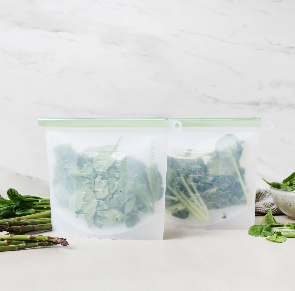 Ever Eco Reusable Silicone Food Pouches 1.5L 2pk
