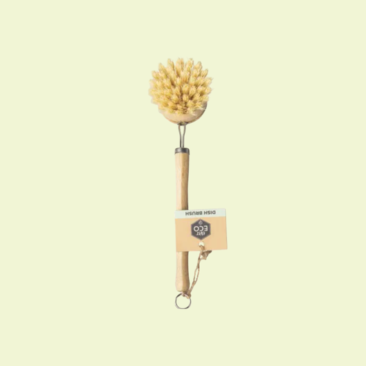 Ever Eco Dish Brush Bamboo Handle, Sisal Bristles