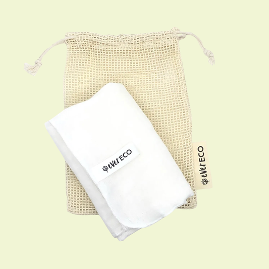 Ever Eco Organic Muslin Facial Cloths 2pk