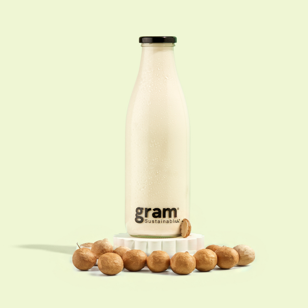 Macadamia Milk Vegan Gram Sustainable