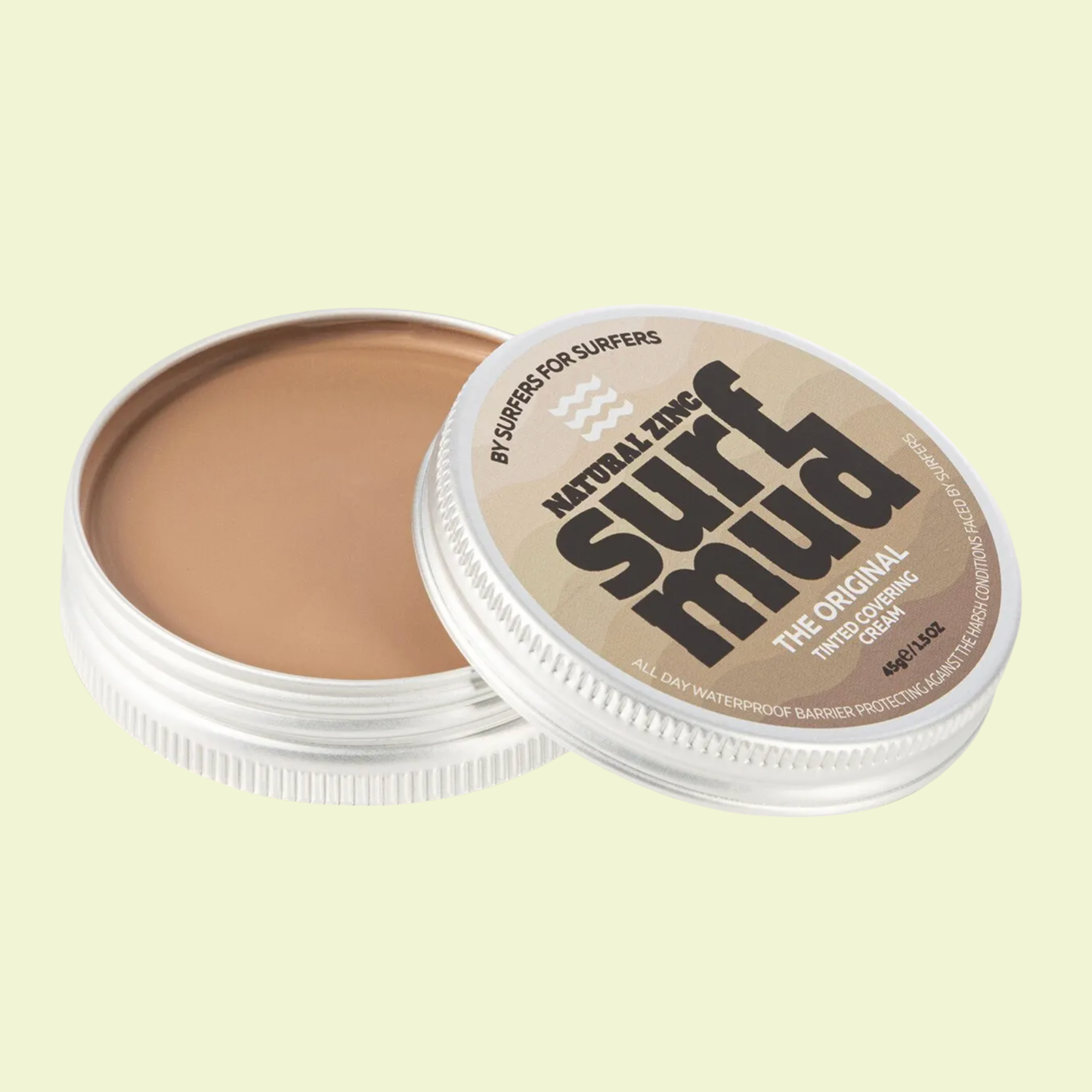 Surf Mud Natural Zinc Tinted Covering Cream 45g Tin