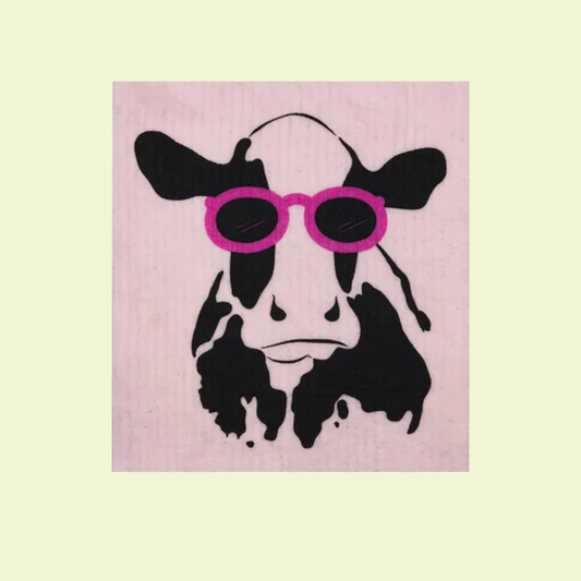 RetroKitchen 100% Compostable Sponge Cloth Cow