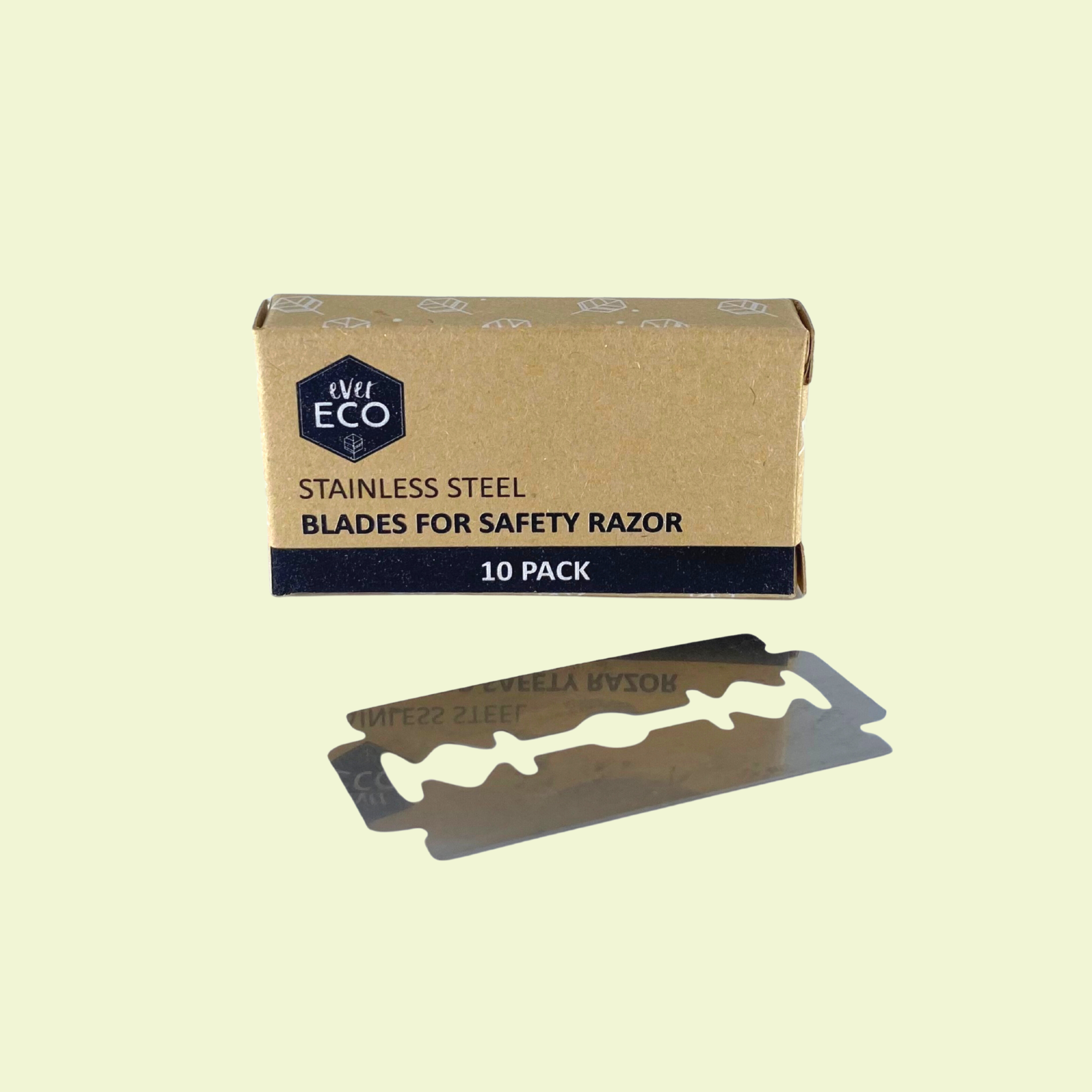 Safety Razor Package Safety Razor – Refill 10 pack – Gram Sustainable
