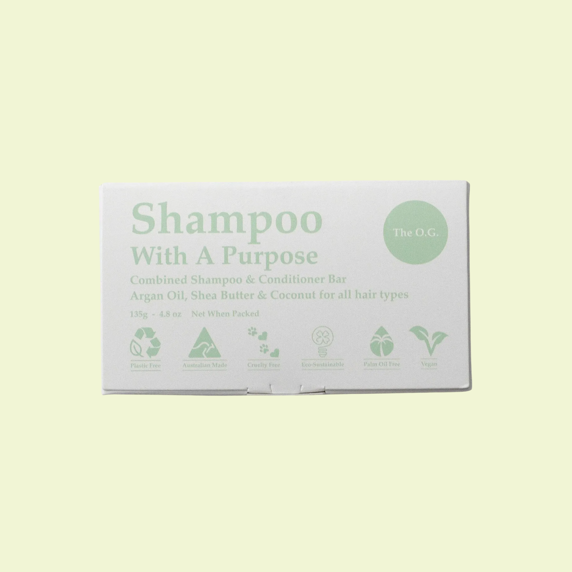 Shampoo With A Purpose Shampoo & Conditioner Bar The O.G. 135g