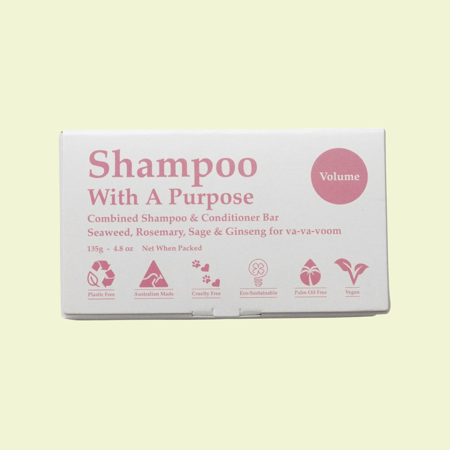 Shampoo With A Purpose Shampoo & Conditioner Bar Volume 135g