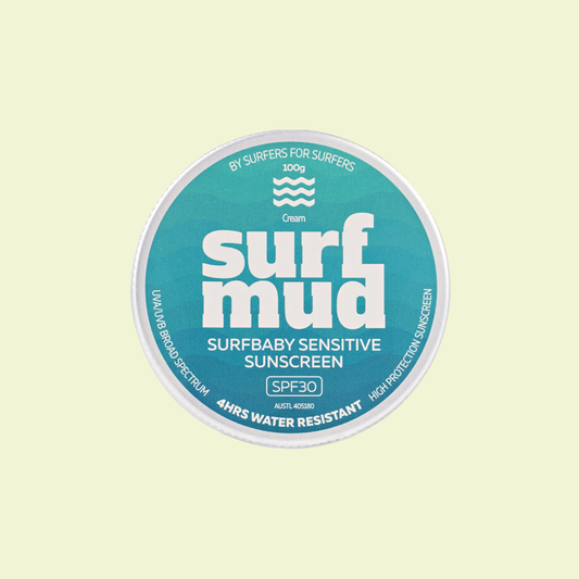 Surf Mud Surfbaby Sensitive Sunscreen SPF30 100g Tin