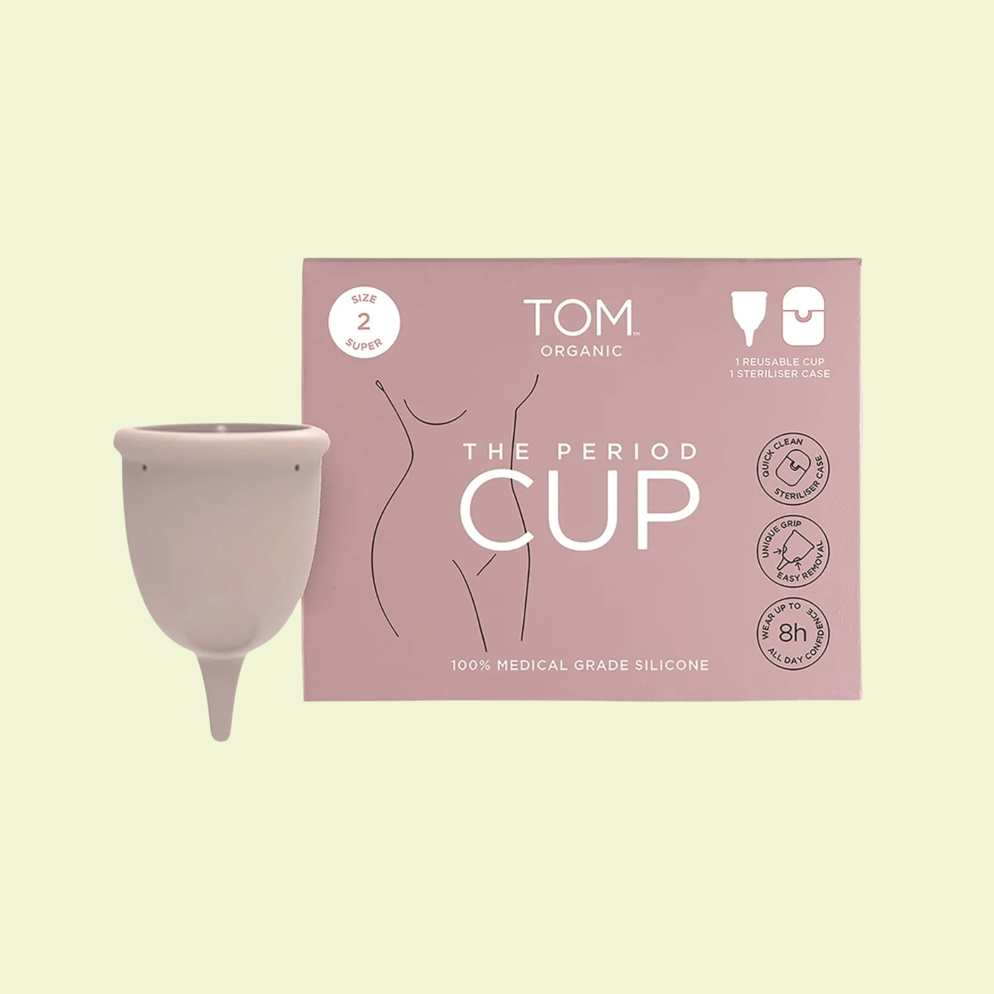 TOM Organic The Period Cup – Size 2 Super