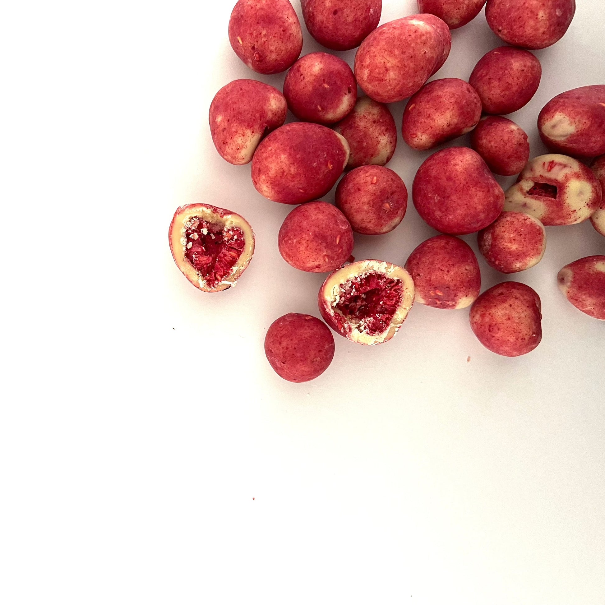 white chocolate raspberries 