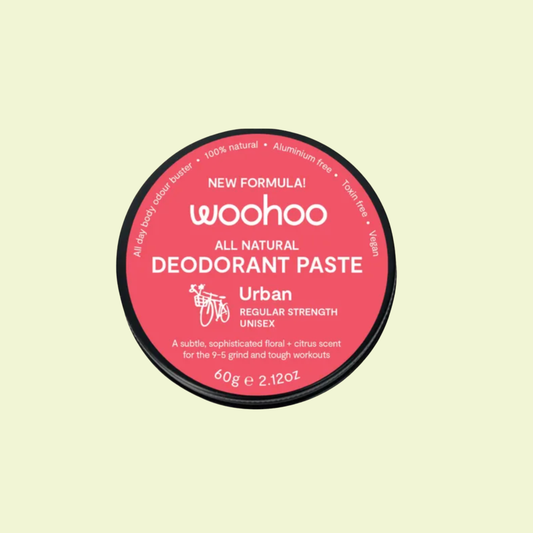 Woohoo Body Deodorant Paste Tin Urban Regular Strength 60g