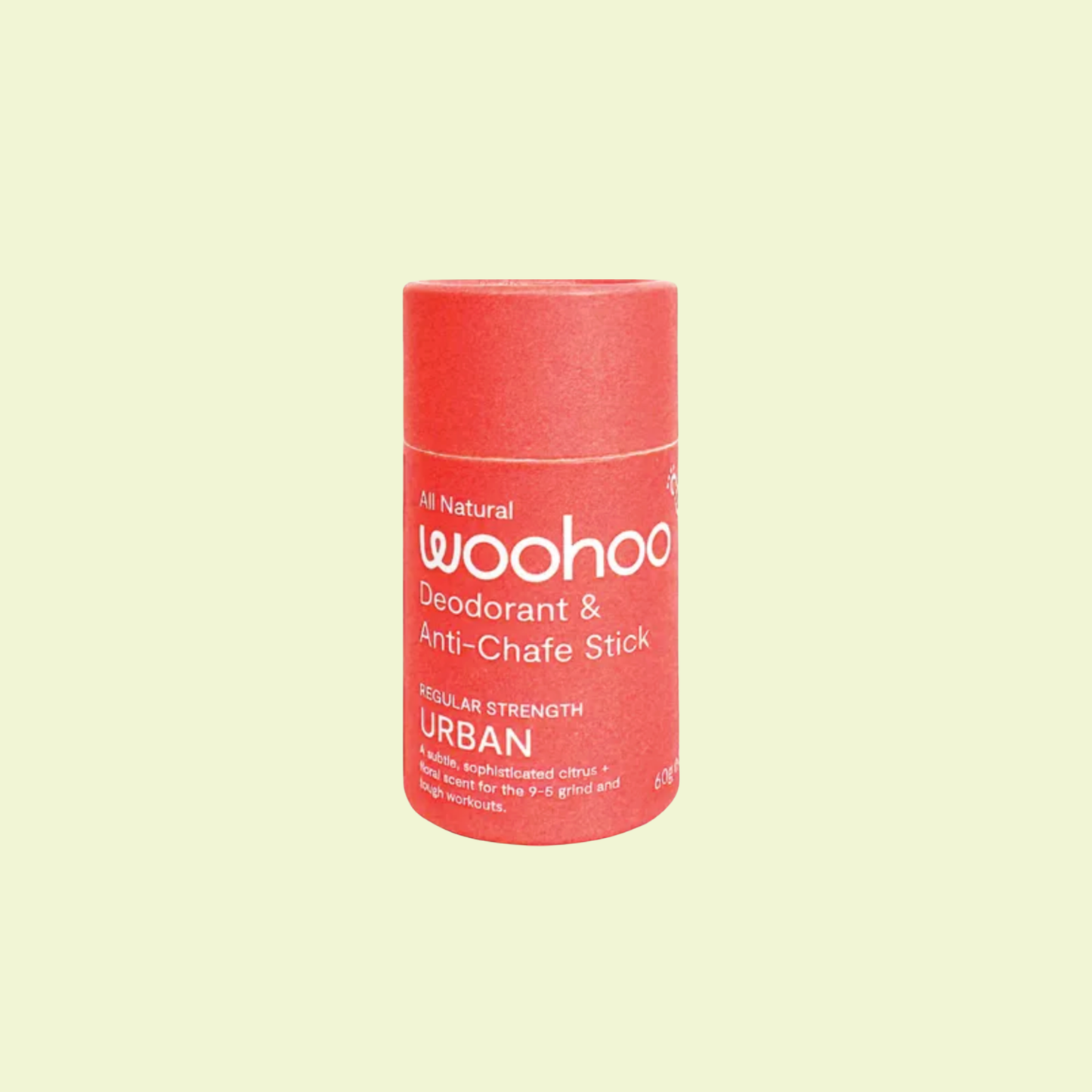 Woohoo Body Deodorant Stick Urban Regular Strength 60g