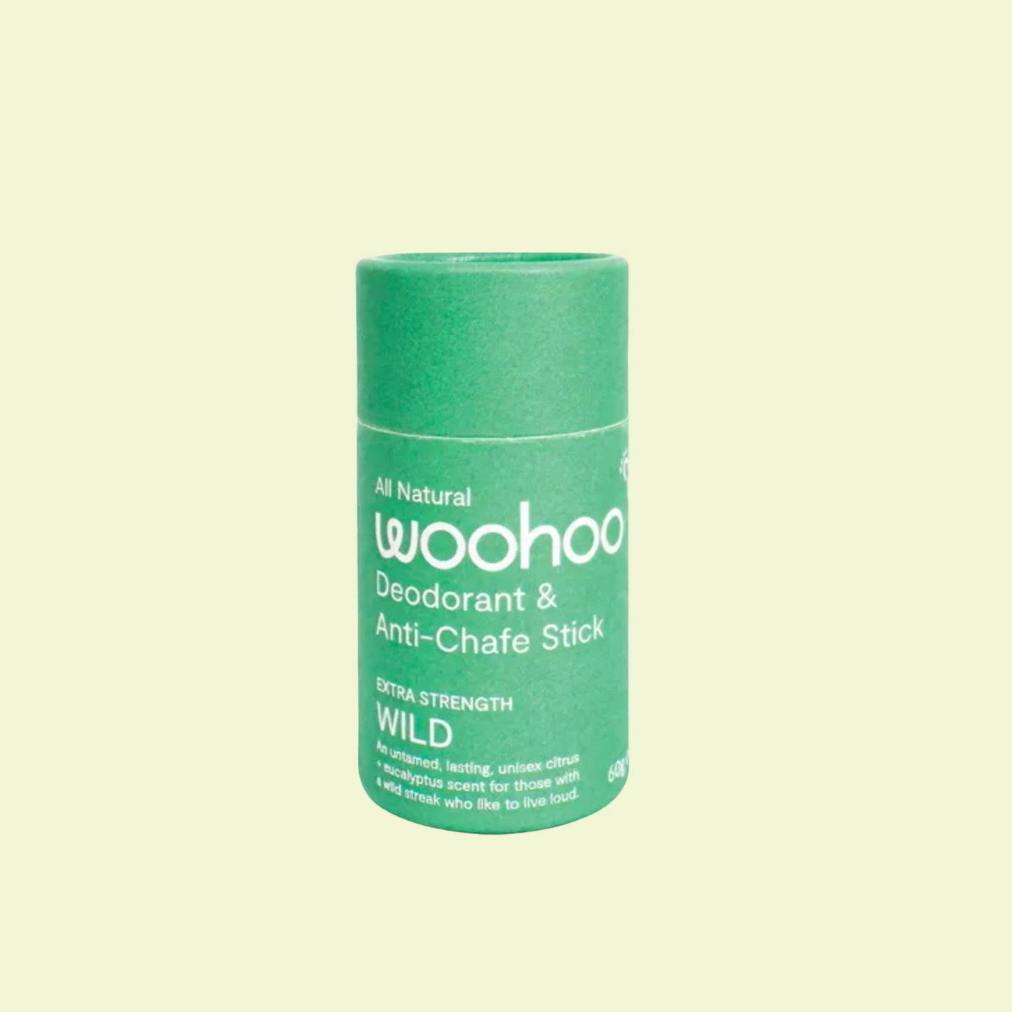 Woohoo Body Deodorant Stick Wild Extra Strength 60g