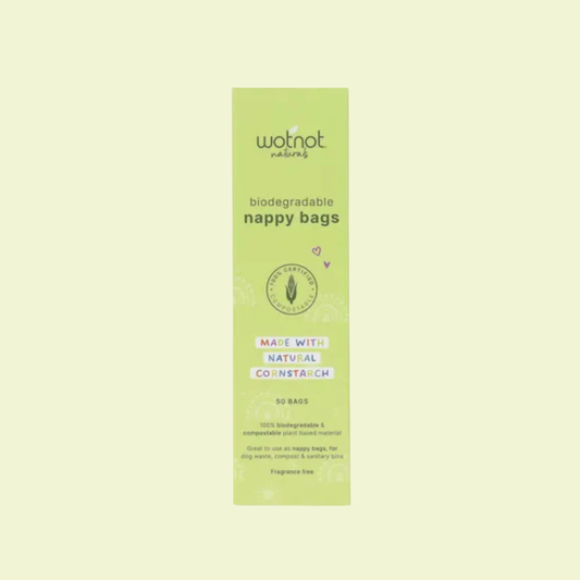 Wotnot Biodegradable Nappy Bags 100% Compostable 50pk