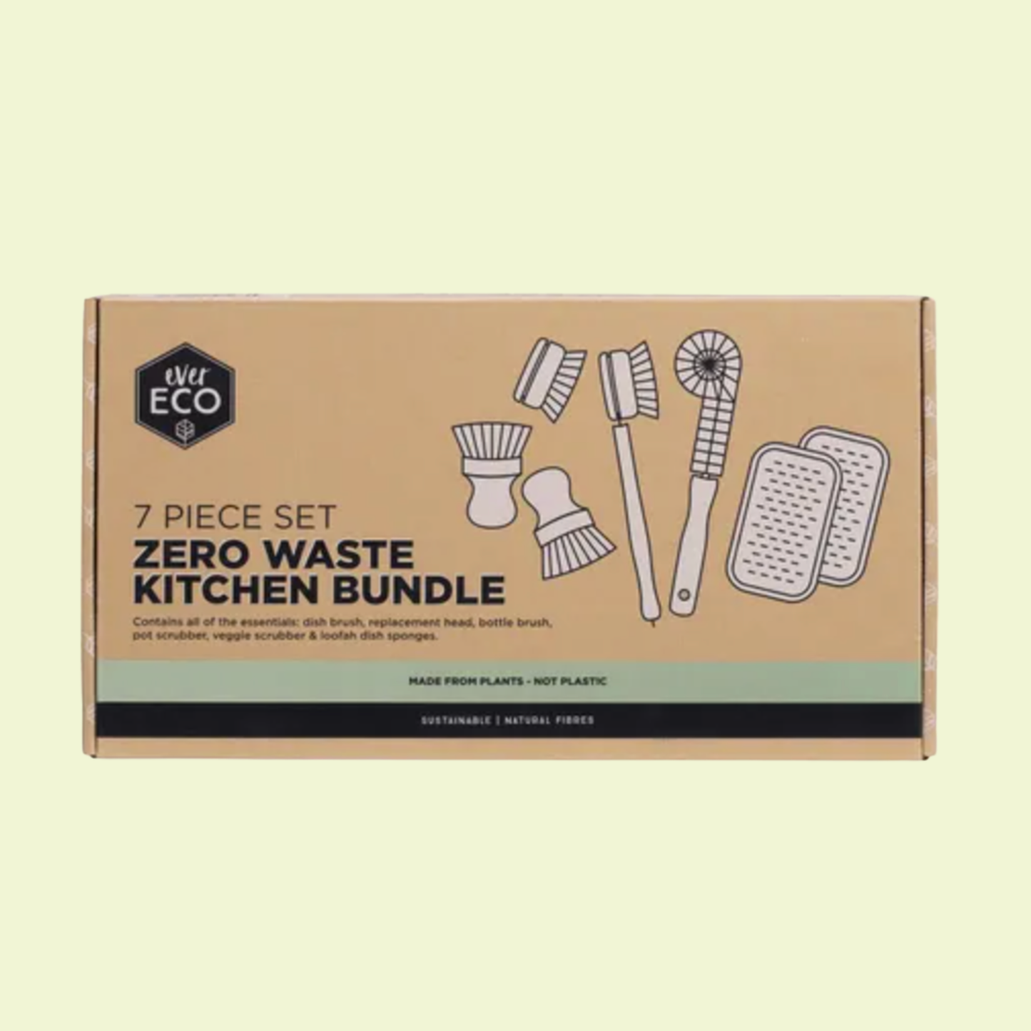 Ever Eco Zero Waste Kitchen Bundle 7 Piece Set